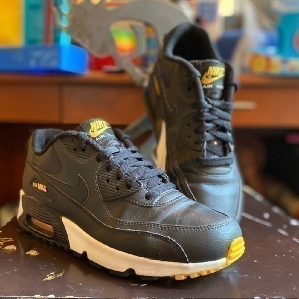 Nike Air Max 90 Leather (Big Kids) - 833412-029